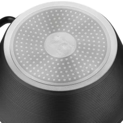 Garnek aluminiowy 24 cm 3,3 l Florina Carina, czarny
