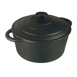 Garnek żeliwny Kinghoff, 2,4 l, czarny