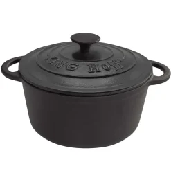 Garnek żeliwny Kinghoff, 4 l, czarny