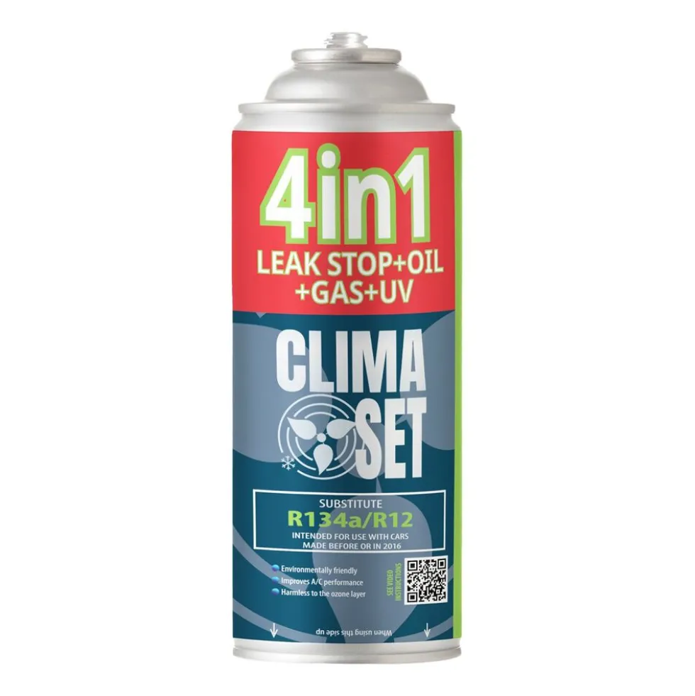 Gaz do klimatyzacji ClimaSet 4w1 R134a 626 g i R134a 626 g