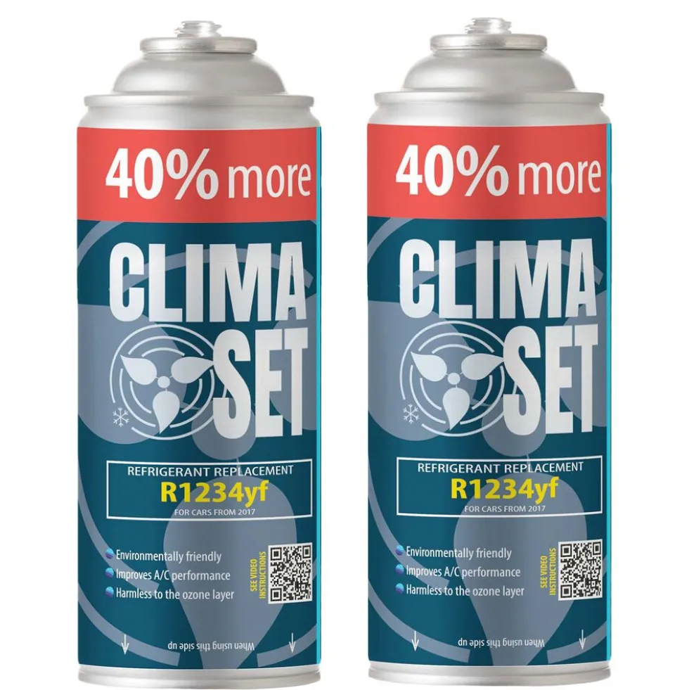 Gaz do klimatyzacji ClimaSet R1234yf 2 x 470 g