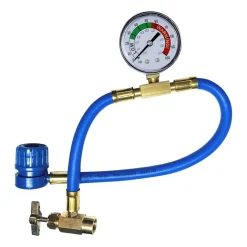 Gaz do klimatyzacji ClimaSet 3w1 R1234yf 470g, z przewodem z manometrem, adapterem R1234yf i odświeżaczem do klimatyzacji