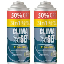 Gaz do klimatyzacji 3w1 ClimaSet R134a 2 x 626 g