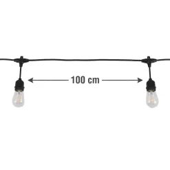 Girlanda solarna Meven, 30 żarówek LED, 15 m