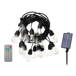 Girlanda solarna Meven, 30 żarówek LED, 15 m