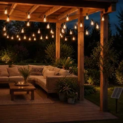 Girlanda solarna Meven, 30 żarówek LED, 15 m