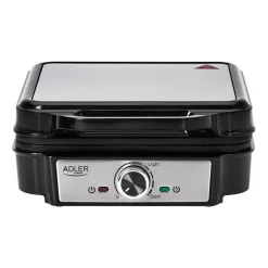 Gofrownica Adler AD 3083, 1200 W, 4 gofry, czarna