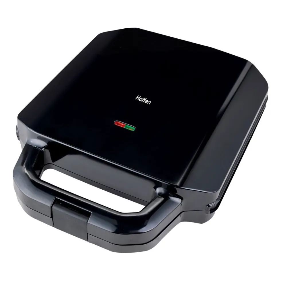 Gofrownica XXL Hoffen, 1400 W, na 4 gofry, czarna