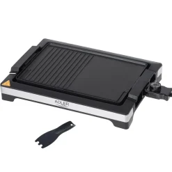 Grill elektryczny Adler AD 6614, 3000 W, 2 rodzaje powierzchni
