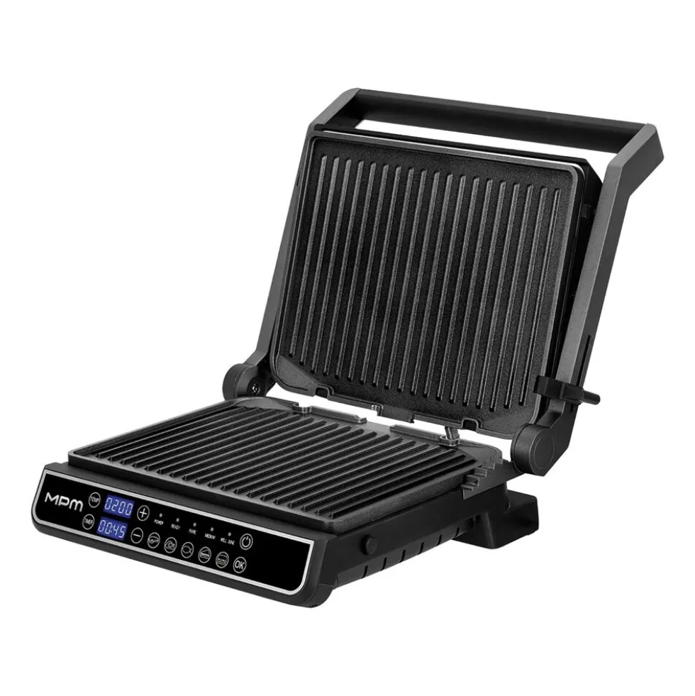 Grill elektryczny MPM MGR-14M, 2000-2400 W, z termostatem