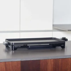 Grill elektryczny plancha Taurus Steakmax 2200, 2200 W, otwarta konstrukcja, czarny