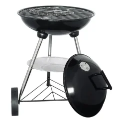 Grill ogrodowy węglowy Time For Grill, kulisty, z pokrywą
