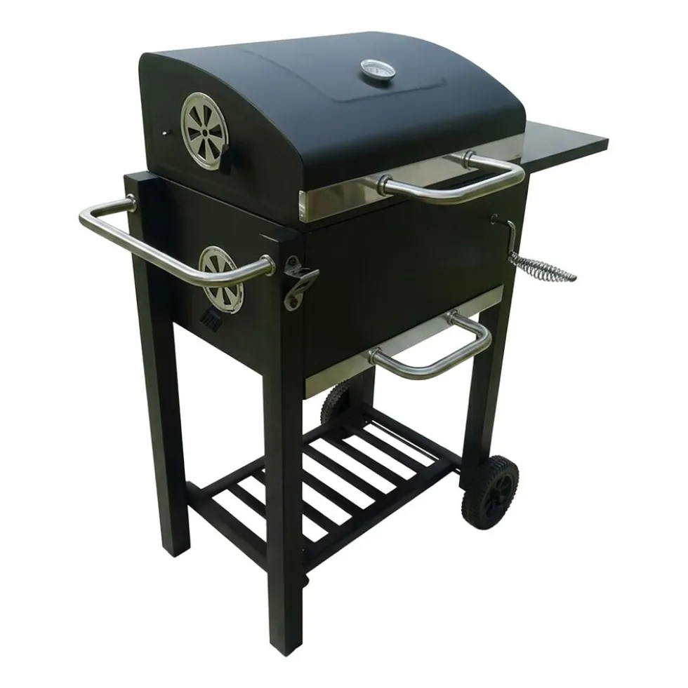Grill ogrodowy węglowy Time For Grill, premium, z pokrywą