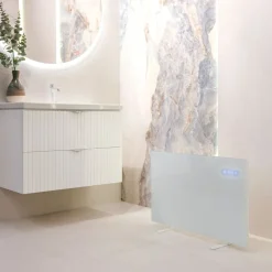 Grzejnik elektryczny IR Lafe ThermoSmart, 500 W, ze szklanym panelem