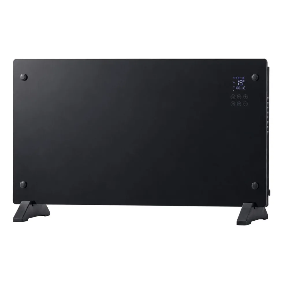 Grzejnik szklany Extralink LPL-23A, 3 poziomy grzania, WiFi, czarny