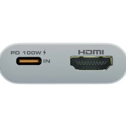 Hub USB-C adapter 3 w 1 Aukey UH-CUH01 TravelDok, srebrny