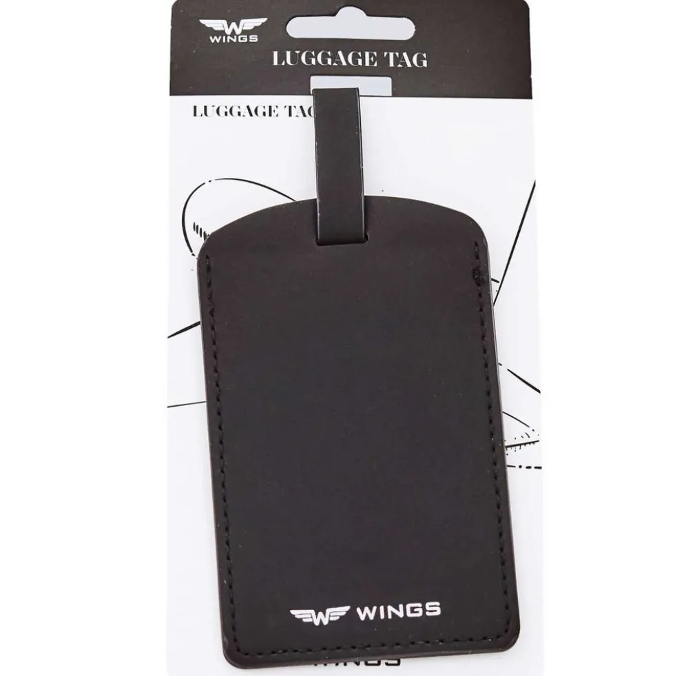 Identyfikator do bagażu Wings ACS06, czarny