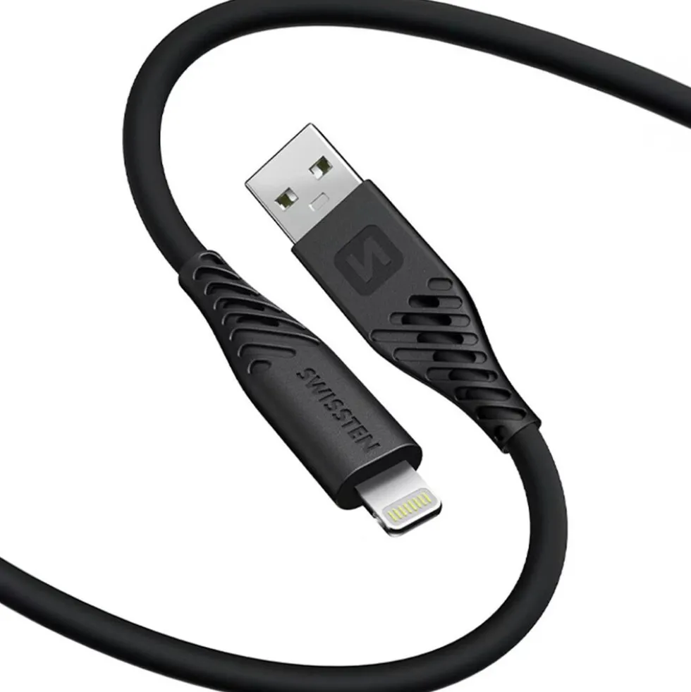 Kabel USB - Lightning Swissten, 60 W, 1,5 m