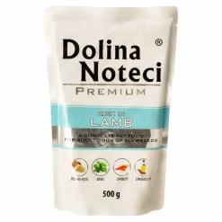 Karma dla psa Dolina Noteci, z jagnięciną, mokra, 10 x 500 g