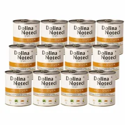 Karma dla psa Dolina Noteci, z kaczką, mokra, 12 x 800 g