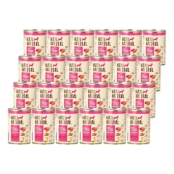 Karma dla psa Maxi Natural, indyk i wołowina z batatami, mokra, 24 x 400 g