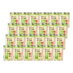 Karma dla psa Maxi Natural, jeleń i wołowina z żurawiną, mokra, 24 x 400 g