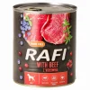 Karma dla psa Rafi, z wołowiną, borówką i żurawiną, mokra, 12 x 800 g
