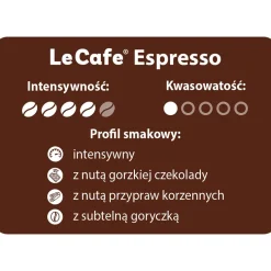 Kawa ziarnista Le Cafe Espresso, 250 g, intensywność 4/5