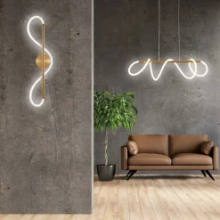Kinkiet LED Sanico Goldlux Emma, 19 W, 2230lm, 4000K, złoty