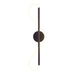 Kinkiet LED Sanico Goldlux Emma, 19 W, 2230lm, 4000K, czarny