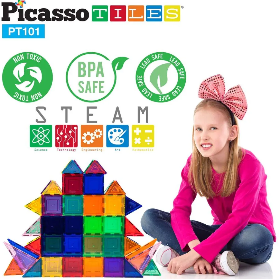Klocki magnetyczne Picasso, 101 elementów