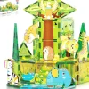 Klocki magnetyczne Picasso Safari, 38 elementów, z 8 zwierzątkami