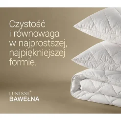 Kołdra 220 x 200 cm Lunesse Bawełna, biała