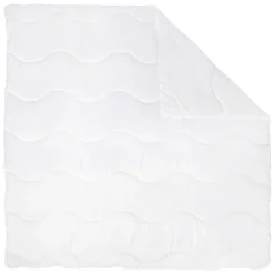 Kołdra 200 x 200 cm Sandby, biała mikrofibra