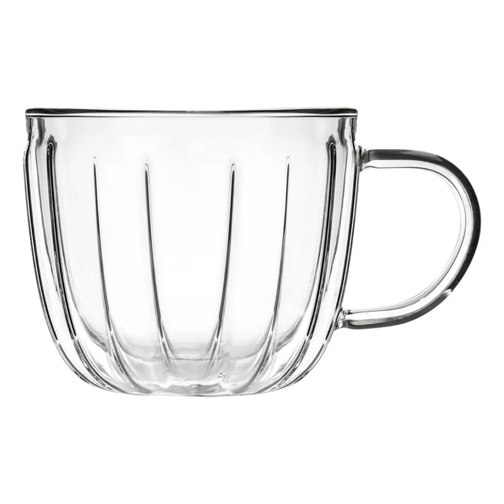 Komplet 2 filiżanek termicznych Vialli Design Tulip, 250 ml, z podwójną ścianką