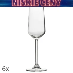 Komplet 6 kieliszków Pasabahce Allegra, 195 ml, do szampana