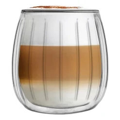 Komplet 2 szklanek termicznych Vialli Design Tulip, 250 ml, z podwójną ścianką