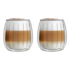 Komplet 2 szklanek termicznych Vialli Design Tulip, 250 ml, z podwójną ścianką