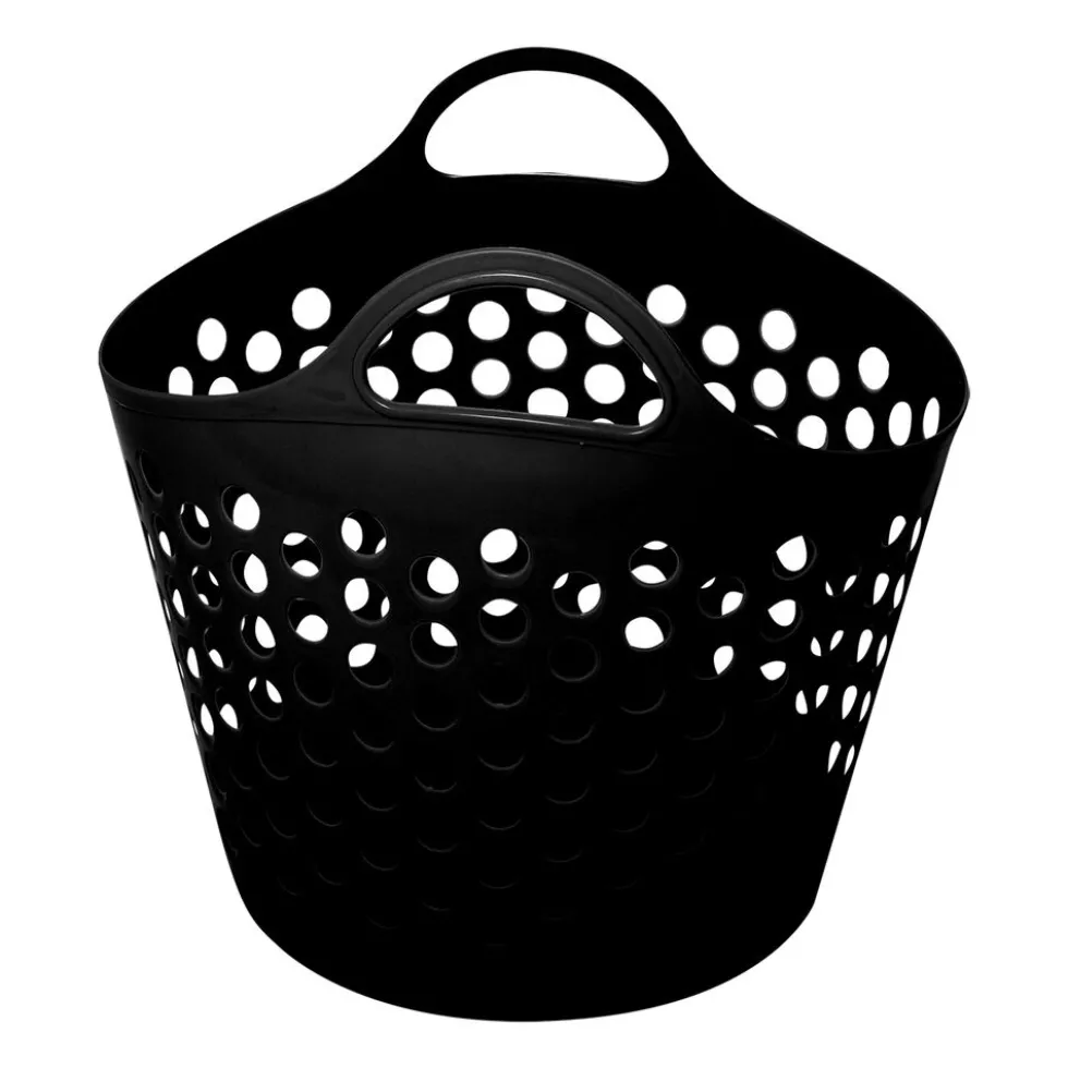 Kosz na pranie Casa Si Flexi S, 30 l, czarny