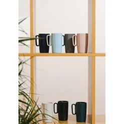 Kubki ceramiczne do espresso Vialli Design Fuori, 80 ml, 2 sztuki, białe