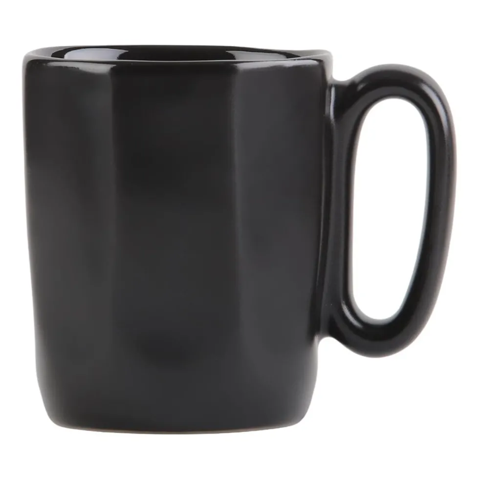 Kubki ceramiczne do espresso Vialli Design Fuori, 80 ml, 2 sztuki, czarne