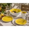 Kubki ceramiczne Florina Arancini, 4 sztuki, 400 ml, żółte