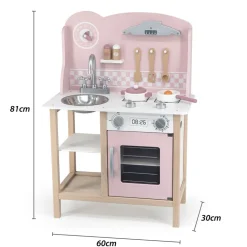 Kuchnia Viga Toys PolarB, z akcesoriami, drewniana