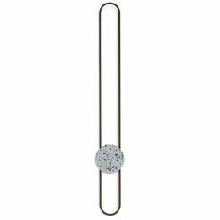 Lampa ścienna LED Sanico Goldlux Florentyna, 24 W, 4000K, lastryko, czarna