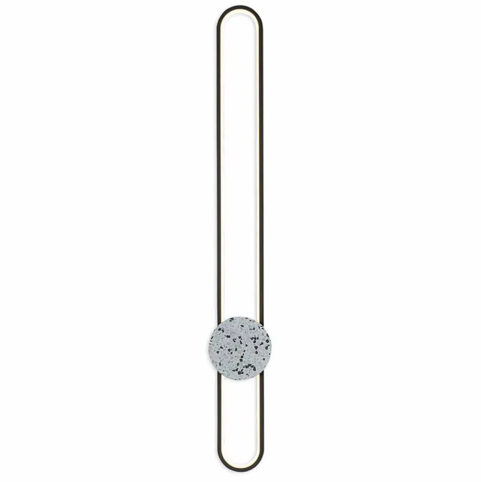Lampa ścienna LED Sanico Goldlux Florentyna, 24 W, 4000K, lastryko, czarna