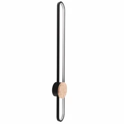 Lampa ścienna LED Sanico Goldlux Florentyna, 24 W, 4000K, trawertyn, czarna