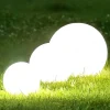 Lampa ogrodowa 30 cm, kula, E27, biała