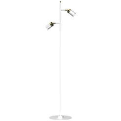Lampa podłogowa Milagro Joker 2 x GU10, biało-złota