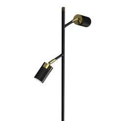 Lampa podłogowa Milagro Joker 2 x GU10, czarno-złota