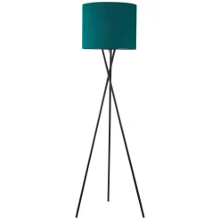 Lampa podłogowa Sanico Goldlux Tekla, E27, ciemnozielona